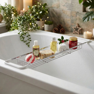 Freestanding and No Mounting / Installation Required Bath Caddy
