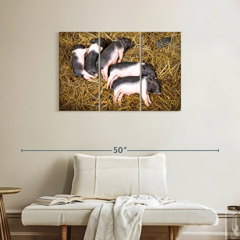Brampt Piglet Quintet, 24" H x 38" W