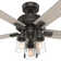 44" Hartland 5 - Blade Modern Farmhouse Indoor Ceiling Fan with Lights and Pull Chains