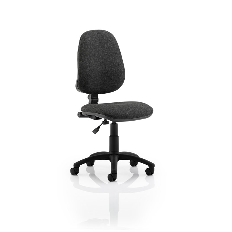 Novus III Polyester Blend Office Chair, Charcoal