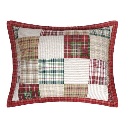 Greenland Home Fasions Oxford Red King Sham, 20x36