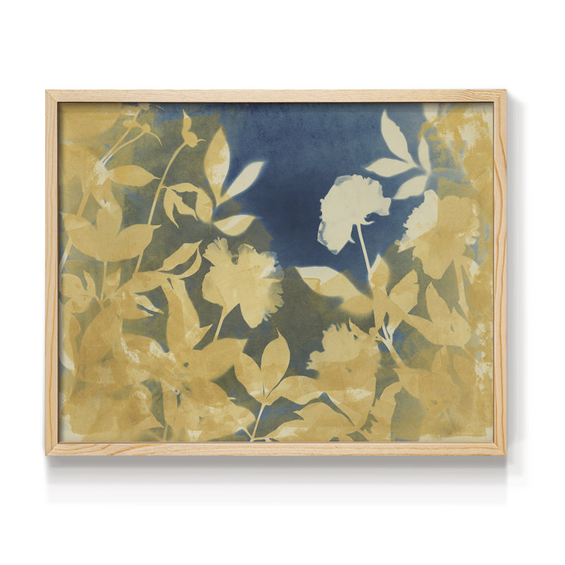 Peony Field -Framed Print - Restickable, Naturel, H 22 po x l 28 po