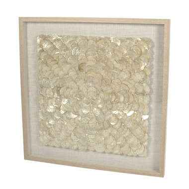 Uttermost Roxas Capiz Shell Shadow Box