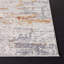 Tapis abstrait tissé à la machine en beige / gris-984387523