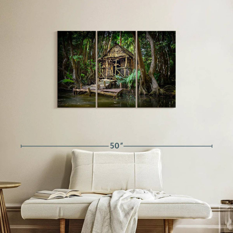 Lilie Dense Jungle Cottage, H 24 po x l 38 po