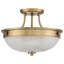 Baderbräu Glass Semi Flush Mount-37015771