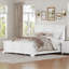 Base de lit plateforme en bois massif Abner Vintage avec tête de lit et pieds robustes-639239150-639239147