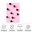 Cerises bolognaises sur fond rose sur toile-98097744