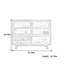 Support de rangement mural en verre
