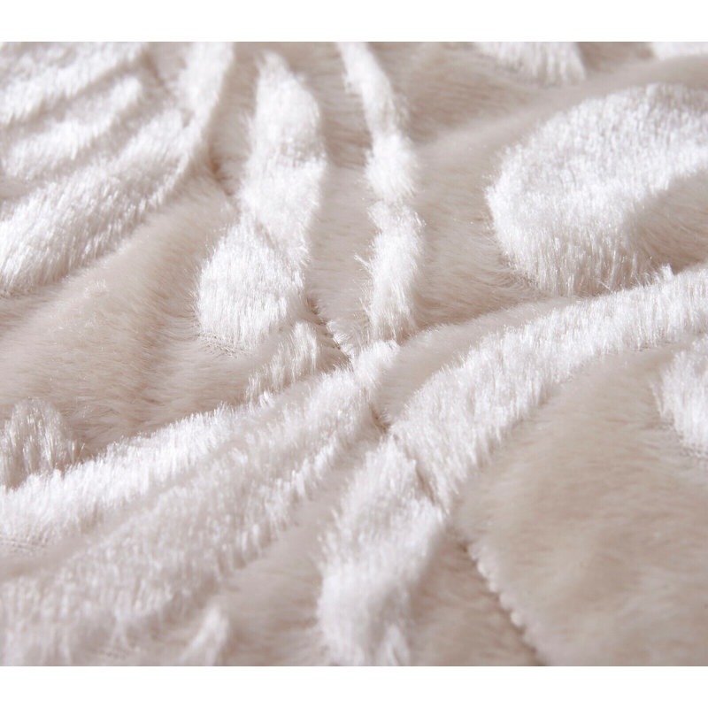 Holm Polyester Bedspread with Pillow Shams Included, Beige, 250 x 250 cm Bedspread