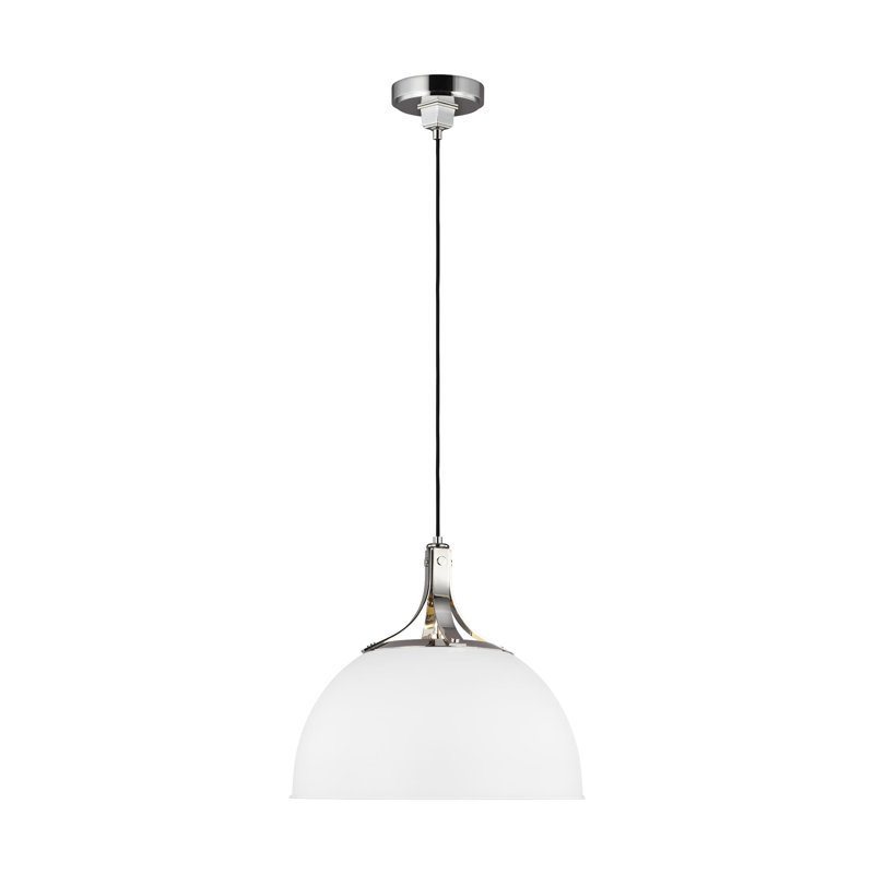 Antonietta 1 - Light Single Pendant, Aged Iron, 18" H x 20.25" W x 20.25" D