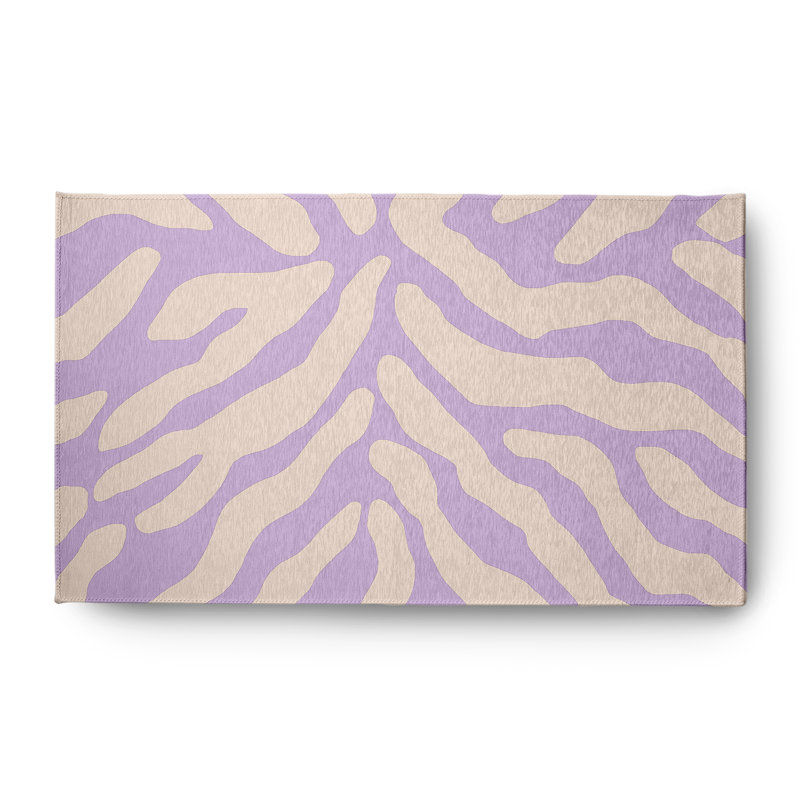 Cymon Chenille Animal Print Indoor Rug, Rectangle 3' x 5'