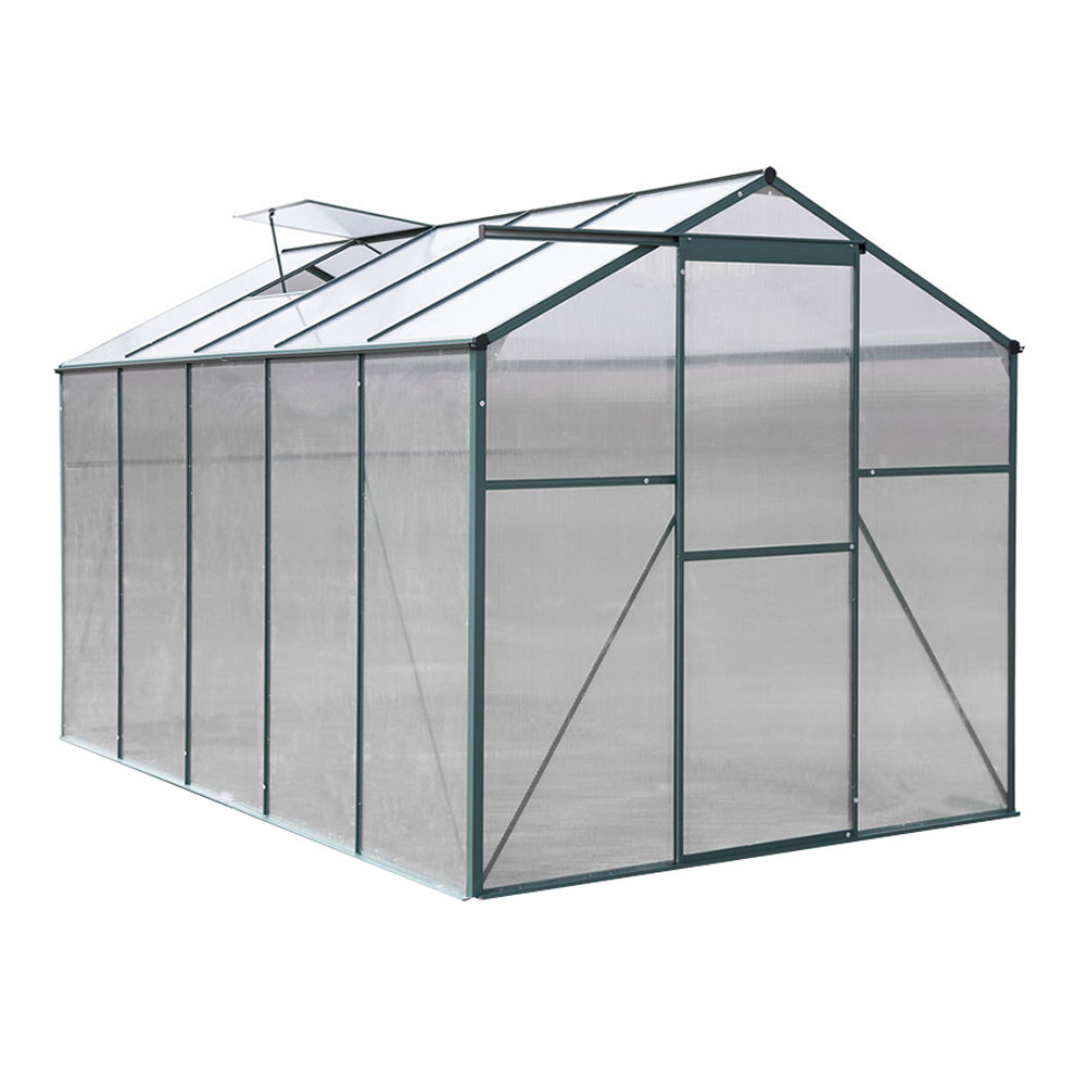 Edgilyn 10.5 Ft W X 6.5 Ft D Hobby Greenhouse