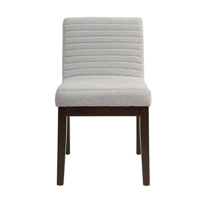 Ensemble de 2 chaises d'appoint en lin Edwyn