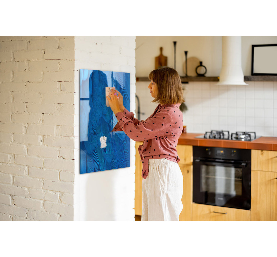 Magnetische Trockenlöschtafel Vogelfeder