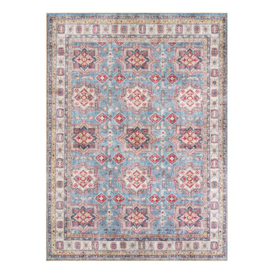 Mazzie Performance Chenille Floral Indoor Rug