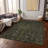 Machine Washable Indoor/Outdoor Claudian ACN1225 Charcoal Rug-103718555