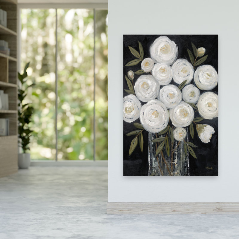 Blossom Bliss Contemporary Abstract Wall Art Print 1 Piece Wrapped Canvas Wall Art, 152.4cm H x 101.6cm W