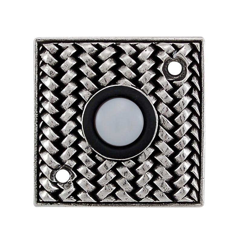 Cestino Push Button, Vintage Pewter