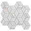 Morgana Polished Marble And Brass Mosaic-2109376910