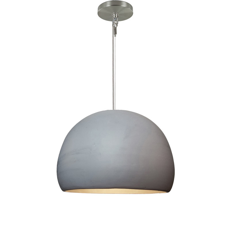 Clay 1 - Light Pendant, Brushed Nickel, Matte Black