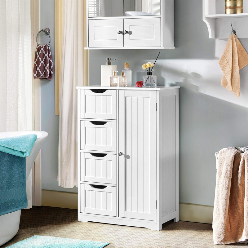 Auton Bathroom Cabinet, White
