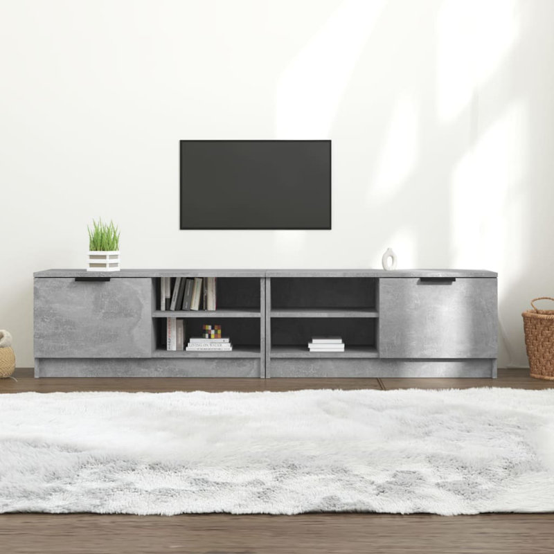 Meuble télé Michiharu, Gris béton