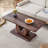 Texture Sticker-Patterned MDF Rectangular Coffee Table