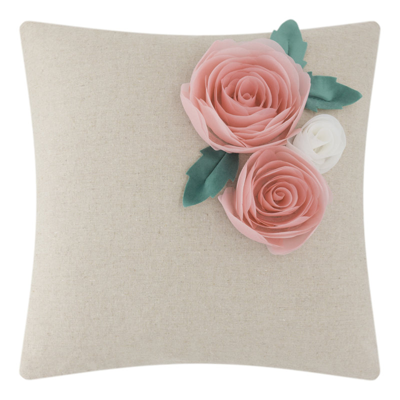 Appliqued Pillow Cover