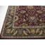 Oriental Hand-Knotted Wool Burgundy/Green/Ivory Area Rug-50887000