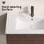 Lavabo vasque de salle de bain, comptoir de meuble-lavabo en céramique sans trop-plein-2034820700