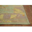 Tapis vert clair en laine Oushak