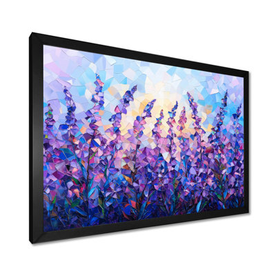 «Fantasy Field Of Lavender Field II - Violets», impression murale