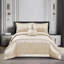 Bollara Damask Bedspread with Pillow Shams Included-1407396416-1407396417
