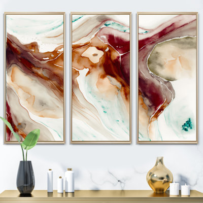 " Earth Mystery In Terra Rosa " 3 - Pieces