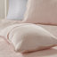 Ensemble de courtepointe réversible 3 pièces à bord festonné Blush King / Cal King-133588731-133588732