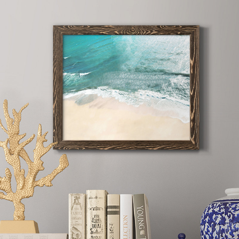 Maui Tides - Impression sur toile, Noyer, H 20 po x l 17 po x P 1,5 po