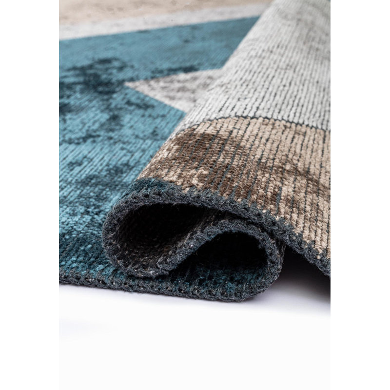 Rapture Abstract Area Rug, Rectangle 6'7" x 8'3"