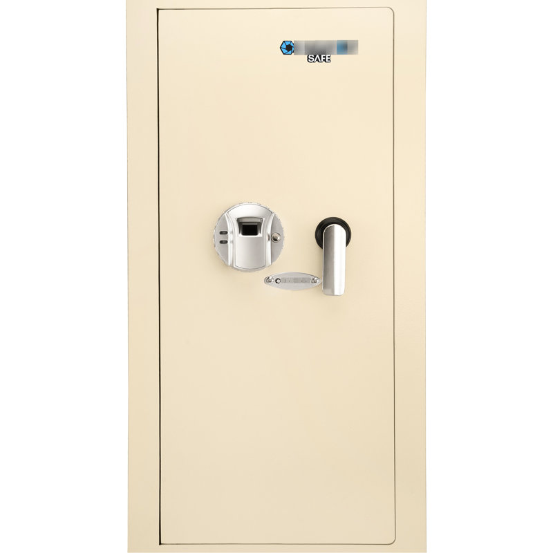 Coffre-fort de 0,82 pi³ beige - intérieur pratique avec compartiment verrouillable et trous de montage pré-percés à DEL pour installation facile