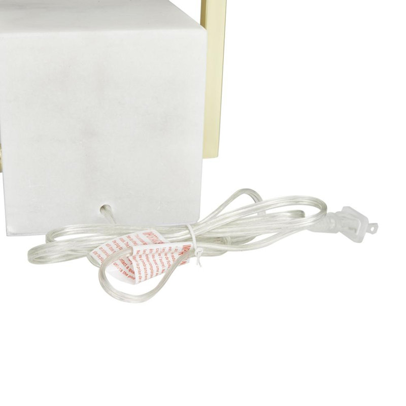 Lampe de table en marbre Eveloun, Or