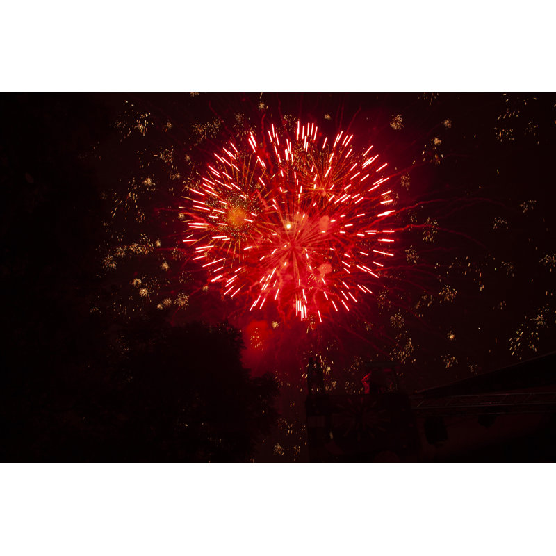 Fireworks In Mexico City - Wrapped Canvas Print, 20cm H x 30cm W x 3.8cm D