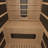 DreamLine Everyday Spa 1 Person Capacity 36 x 36 Indoor Sauna, Hemlock