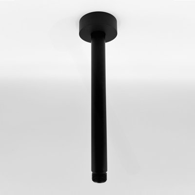Bras de douche avec bride, fils coniques 1/2 NPT, bras de pomme de douche à pluie, bras d'extension de douche de plafond