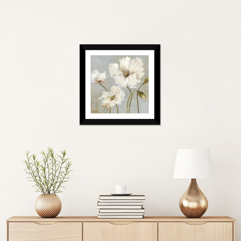 « cadence ii », impression sur toile, H 18 po x l 18 po x P 1,5 po, Toile avec cadre noir, Pas de tapis