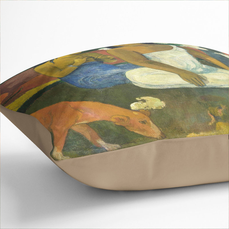 Square Cushion, 55cm H x 55cm W x 20cm D, Stone