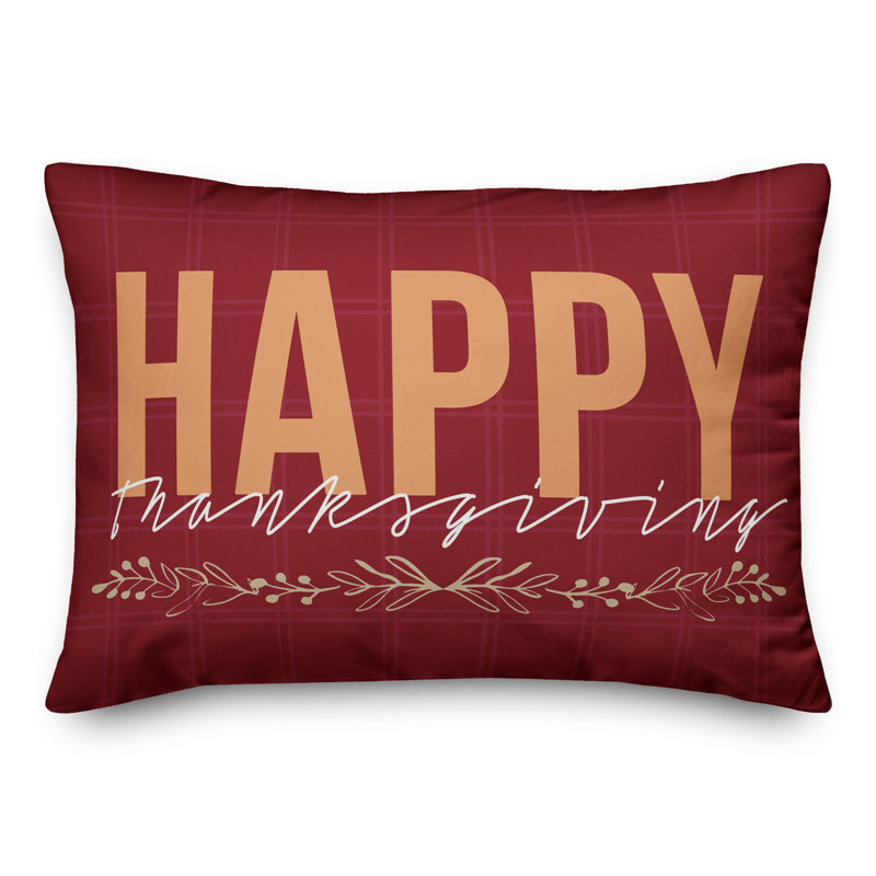 Plaid Throw Pillow