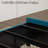 Bed Frame With 2-Tier Storage Headboard, Metal Platform Bed Frame With 4 Storage Drawers, Built In Charging Station And LED, Metal Support/No Box Spring Needed, Black-41797376-41797377