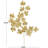 Metal Orchid Floral Wall Decor with Stem-71264104-71264103