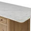 Fatima Kitchen Island-Aged Natural Oak