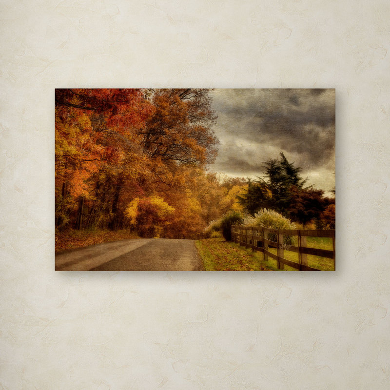 "And the Seasons They Go Round and Round" by Lois Bryan Photographic Print on Wrapped Canvas, 16" H x 24" W x 2" D